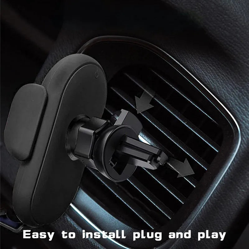 Car Wireless Charger for iPhon, Samsung Fast Charging Infrared Sensor Phone Holder Mount